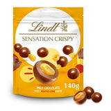 Lindt Sensations Crispy Corn Milk Chocolate Snacks 140g