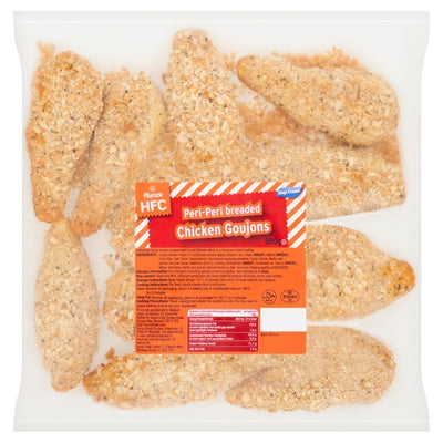 Humza Piri Piri Chicken Goujons Frozen Savoury Snacks 500g