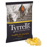 Tyrrell's Truffle & Sea Salt Sharing Crisps 135g, imported from the UK