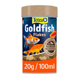 Tetra goldfish food flakes 20g (British brand)