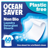 OceanSaver Plastic Free Non-Bio Laundry Detergent Sheets 60 Pack