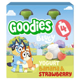 Goodies Bluey Banana & Strawberry Yoghurt Pouch Multipack 4 x 100g