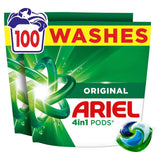 Ariel Original 4in1 PODS Washing Liquid Capsules 100 Washes