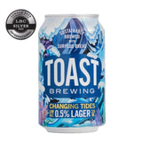 Toast Ale Changing Tides 0.5% Low-Alcohol Lager 330ml