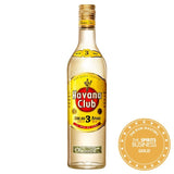 Havana Club 3 Year Old White Rum 70cl bottle, UK version