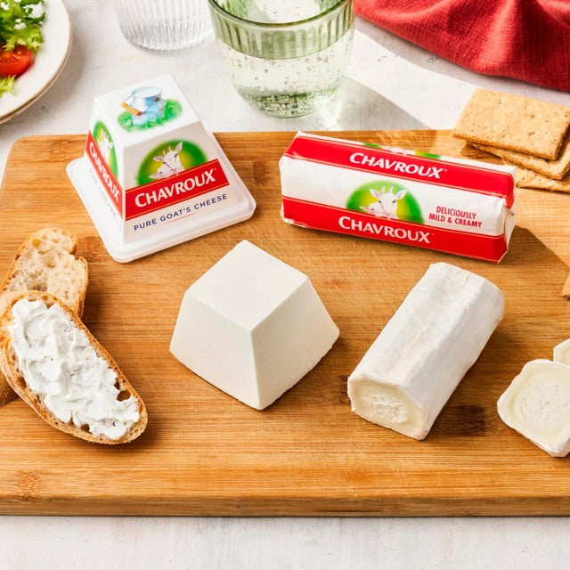 Chavroux goat cheese pyramid pot 150g - British product