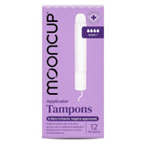 &Sisters by Mooncup Organic Cotton Applicator Tampons Heavy Menstrual Tampons 12 Pack
