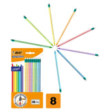 BIC Evolution Stripes with Eraser pencils pack of 8 - British product