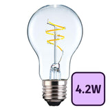 TCP Clear Glass Filament Classic E27 4.2W Warm White Light Bulb