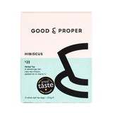 Good & Proper Tea Hibiscus Herbal Tea Bags x15 37.5g