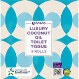 Ocado Luxury Coconut Oil Toilet Tissue 9 Rolls
