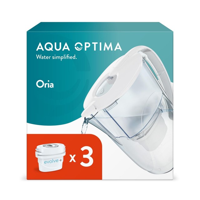 Aqua Optima Oria water filter jug 2.8L - British product