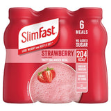 SlimFast Strawberry Meal Replacement Milkshake Multipack 6 x 325ml