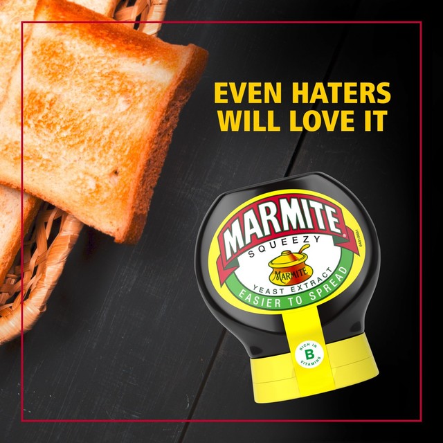 Marmite squeezy yeast extract spread 200g, imported from the UK