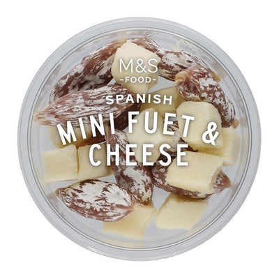 M&S Spanish Mini Fuet and Cheese Snack 100g
