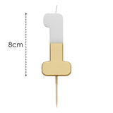 Talking Tables Number 1 Gold Number Candle 30g