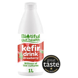 Biotiful Strawberry Kefir Gut Health Drink 1L
