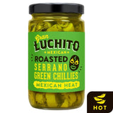 Gran Luchito Roasted Sliced Serrano Green Chillies 215g