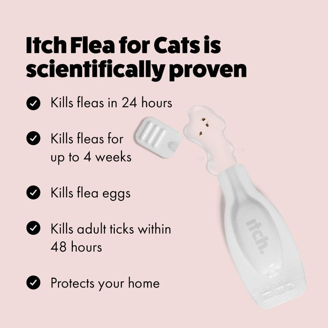 Itch Flea Treatment for Cats 2 pack, UK version