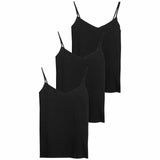 M&S strappy vests black size 16 imported from the UK