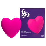 So Divine Je t'aime Heart Vibrator Personal Massager 6.7cm