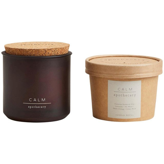 M&S Calm Amber Scented Candle, imported from the UK