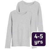 M&S Heatgen Thermal Tops 4-5 Years Grey Marl, imported from the UK