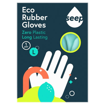 Seep Eco Rubber Gloves Household Large