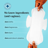 Mooncup Heavy Night period pads 10 pack, imported from the UK