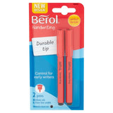 Berol Handwriting Ballpoint Pen Black Ink 2 Pack