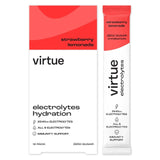 Virtue Electrolytes Hydration Powder Strawberry Lemonade 12 x 5g