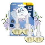 Glade Plug In Twin Refill Clean Linen electric scented oil air freshener 2 x 20ml, UK version