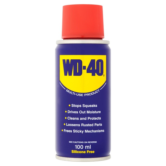 WD-40 Original Multi-Use Spray Can 100ml (British brand)