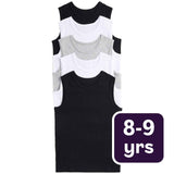 M&S black vests for 8-9 years, imported from the UK