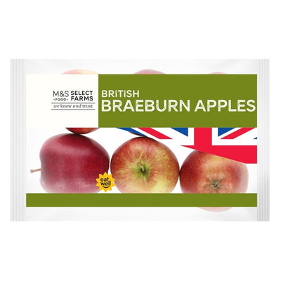M&S Braeburn Apples Fresh Fruit 6 Pack