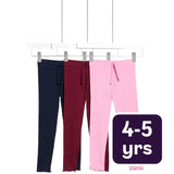 M&S Plain Leggings Pink Children's Leggings 4-5 Years