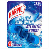Harpic Fresh Power 6 Rim Block Atlantic Burst Toilet Cleaner 39g