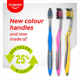 Colgate ZigZag Charcoal Medium Manual Toothbrush
