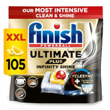 Finish lemon dishwasher tablets 105 pack - British product