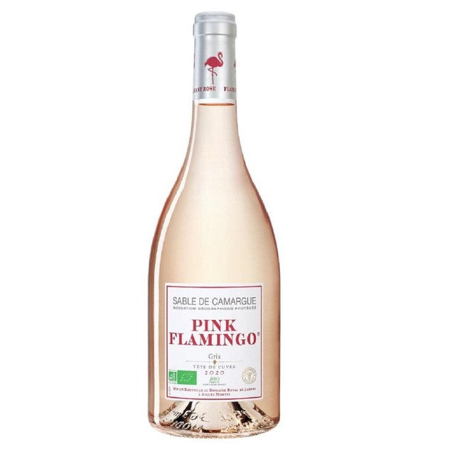 Domain de Jarras Pink Flamingo Organic Camargue Rosé Wine 75cl, imported from the UK