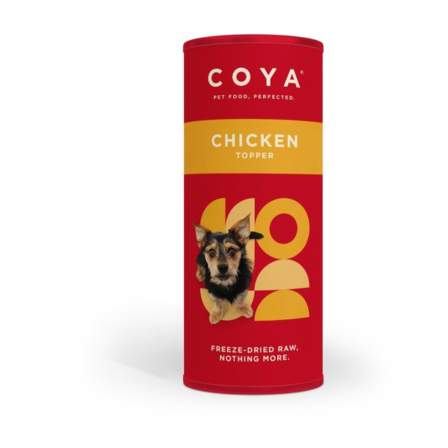 Coya freeze-dried raw chicken dog food topper 50g - British product