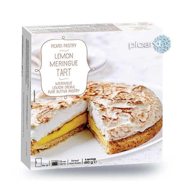 Picard lemon meringue tart 480g, imported from the UK