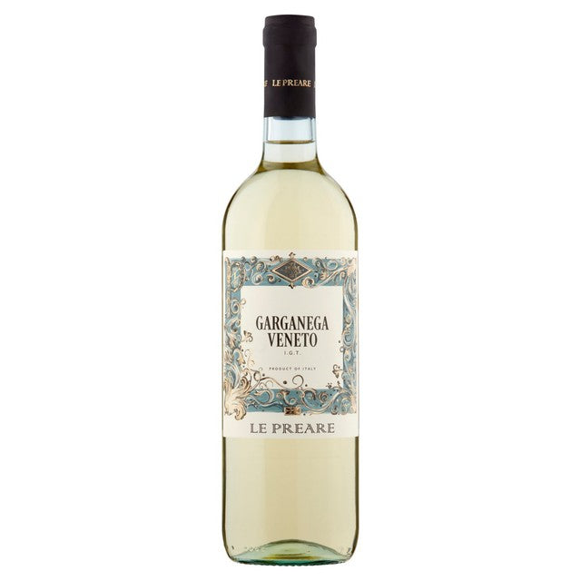La Preare Garganega white wine 75cl, UK version