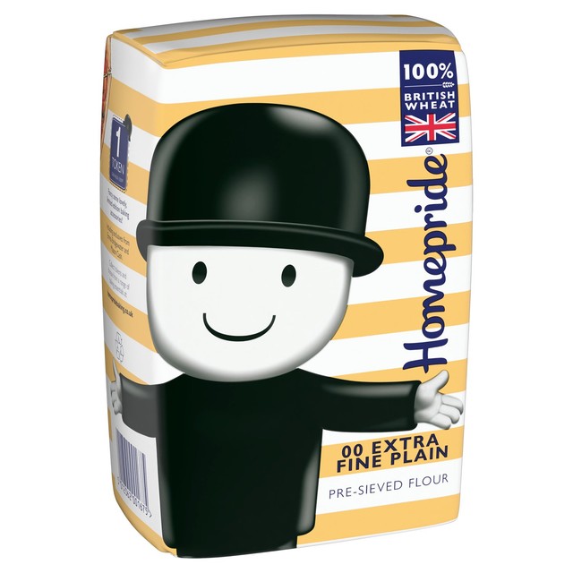 Homepride extra fine plain flour 1kg, UK version