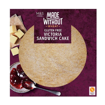 M&S Made Without Victoria Sandwich Cake Gluten Free Sponge Cake 375g