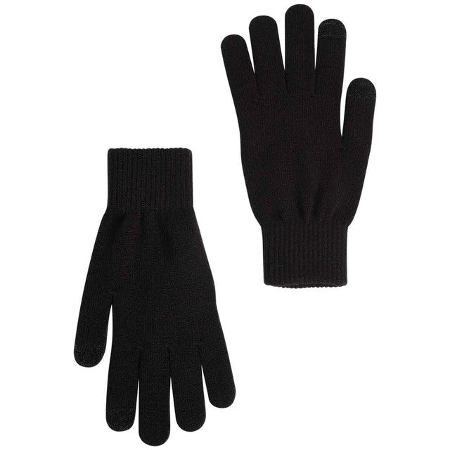 M&S knitted touch screen gloves black, imported from the UK