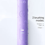 Ordo Sonic Lite lavender electric toothbrush, imported from the UK