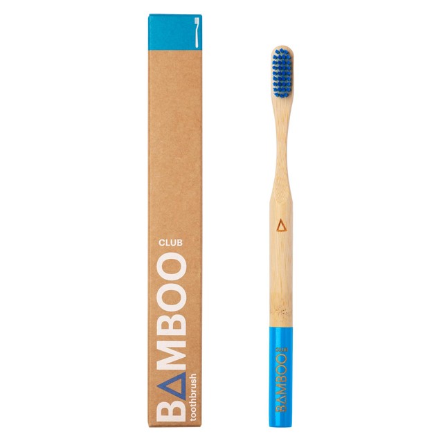 Bamboo Club Blue Adult toothbrush - British product