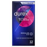 Durex Mutual Climax Condoms Silicone Lube Regular Fit 12 Pack