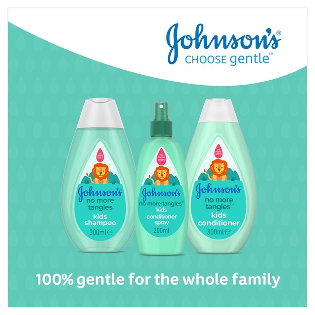 Johnson's Kids No More Tangle Leave-In Conditioner Spray 200ml, UK version